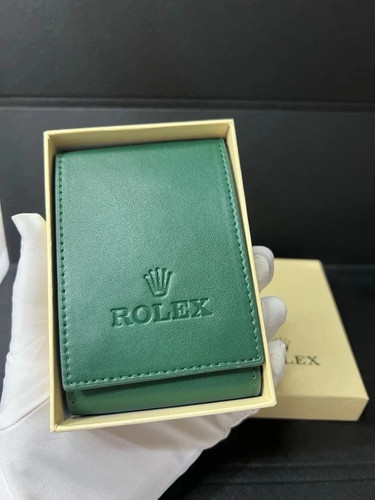Rolex case leather travel - rolex,