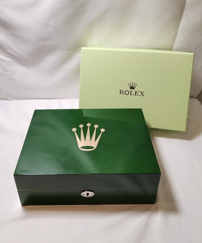 Rolex wooden slot box - wooden,